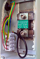 A BOSS-F Bolt-On Load Cell on Silo Leg