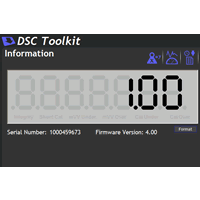 DSC-USB Load Cell Digitiser Toolkit Software Screenshot