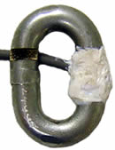 Strain-Gauged Chain Link - Click For Larger Image