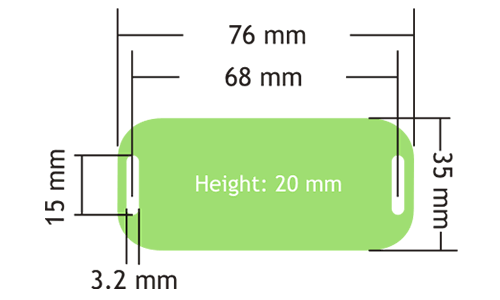T24-ACMm Sub-Miniature Wireless Telemetry Acquisition Module Outline Drawing