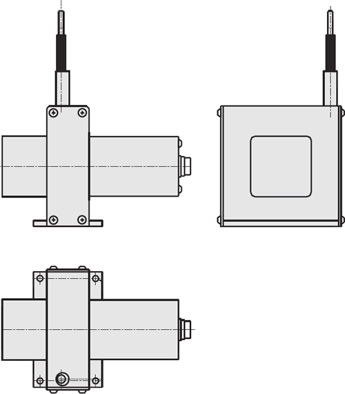 WS17KT Medium Range Cable Extension Transducer Outline Drawing