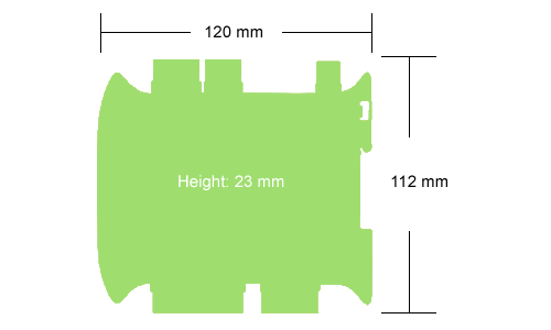LCD20 DIN Rail Load Cell Amplifier Outline Drawing